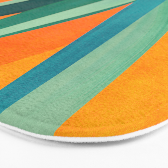 West Coast Sunset With Agave Bath Mat Gallery Image 3