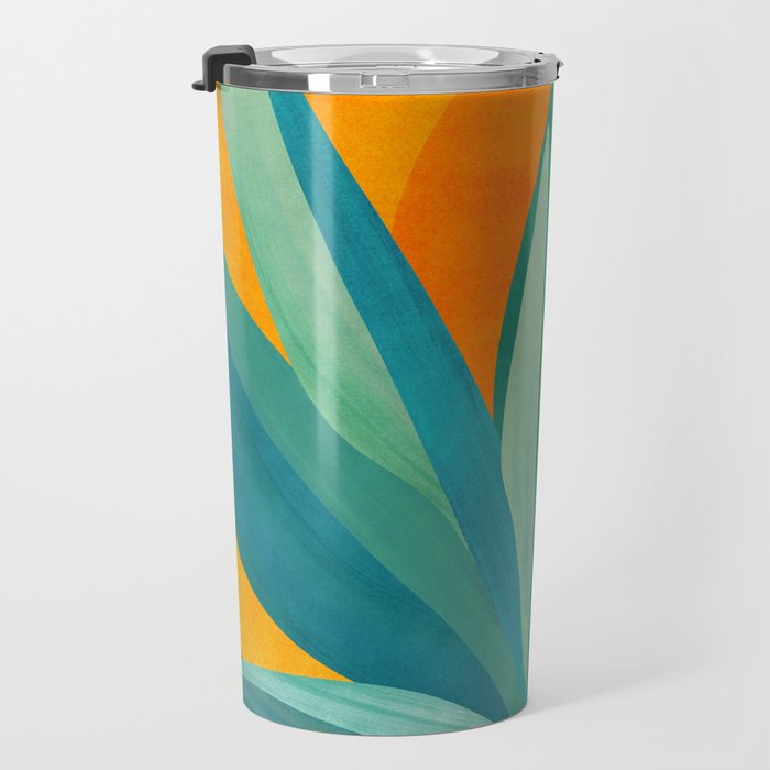 West Coast Sunset With Agave Travel Mug Gallery Image 3