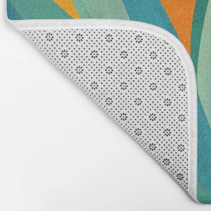 West Coast Sunset With Agave Bath Mat Gallery Image 2
