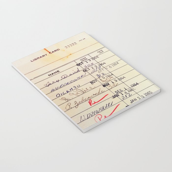 Library Card 23322 Notebook Gallery Image 3