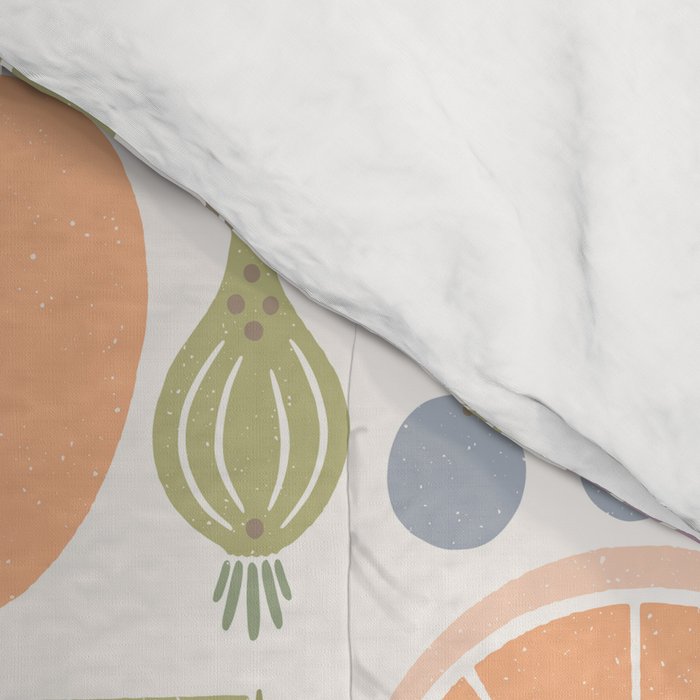 Fruits and Veggies 2025 Calendar Pastel Comforter Gallery Image 4