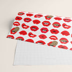 Leopard Lips of Love Wrapping Paper Gallery Image 2