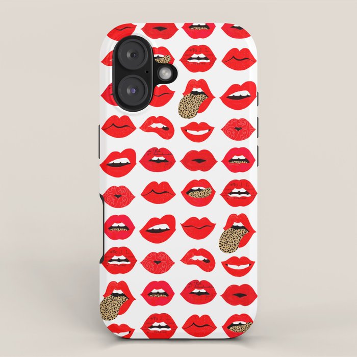 Leopard Lips of Love iPhone Case Gallery Image 1