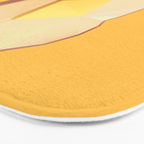 Toast with Butter polygon art Bath Mat Gallery Image 3