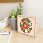 Stained Glass Mushrooms Mini Art Print Gallery Image 2