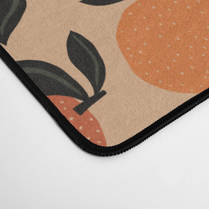 Seamless Citrus Pattern / Oranges Desk Mat Gallery Image 4