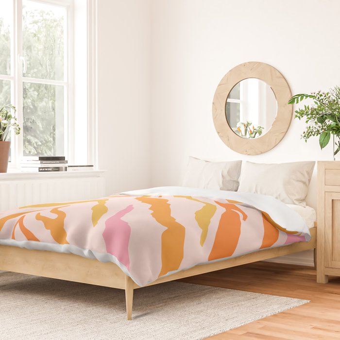 Tiger: PATTERN 07 | The Peach Edition Duvet Cover Gallery Image 2