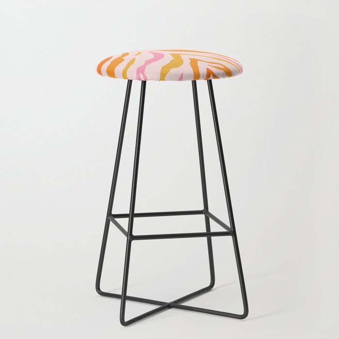Tiger: PATTERN 07 | The Peach Edition Stool Gallery Image 1