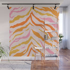 Tiger: PATTERN 07 | The Peach Edition Wall Mural Gallery Image 1