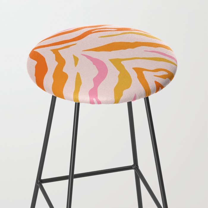 Tiger: PATTERN 07 | The Peach Edition Stool Gallery Image 2