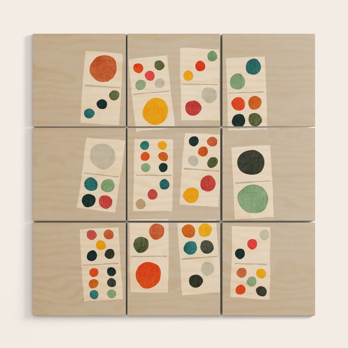 Domino Wood Wall Art Gallery Image 1