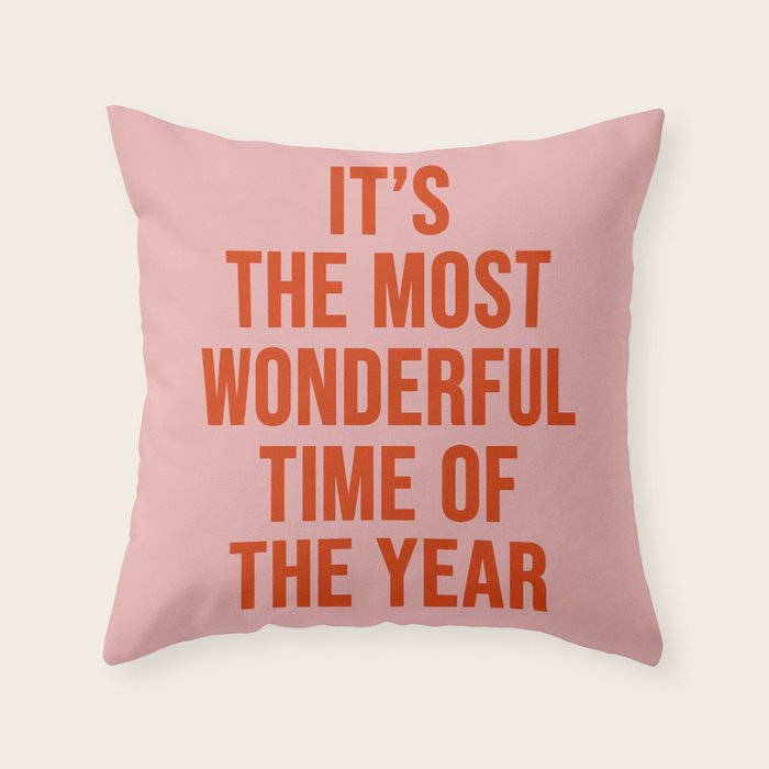 Most Wonderful Time Throw Pillow Gallery Image 6