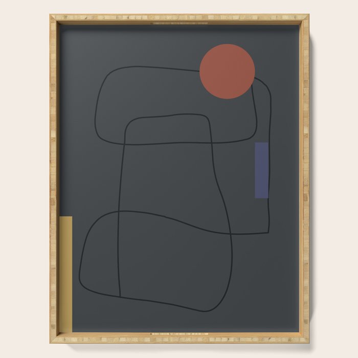 Minimal Geometric 61 Serving Tray Gallery Image 1