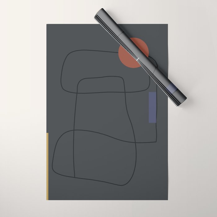 Minimal Geometric 61 Wrapping Paper Gallery Image 1