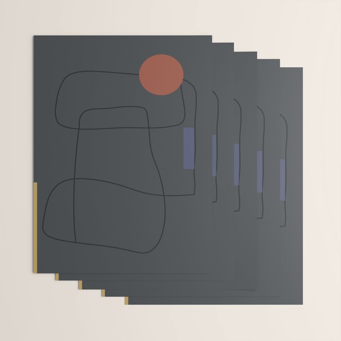 Minimal Geometric 61 Wrapping Paper Gallery Image 3