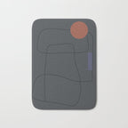 Minimal Geometric 61 Bath Mat Gallery Image 1