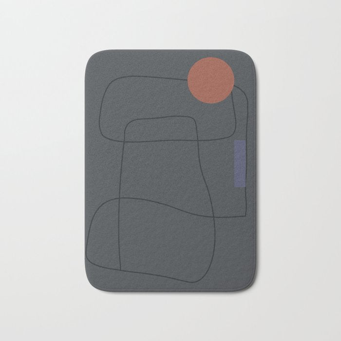 Minimal Geometric 61 Bath Mat Gallery Image 1