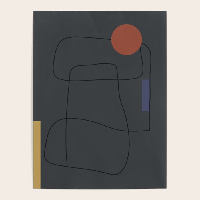 Minimal Geometric 61 Poster Gallery Image 1