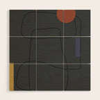 Minimal Geometric 61 Wood Wall Art Gallery Image 1