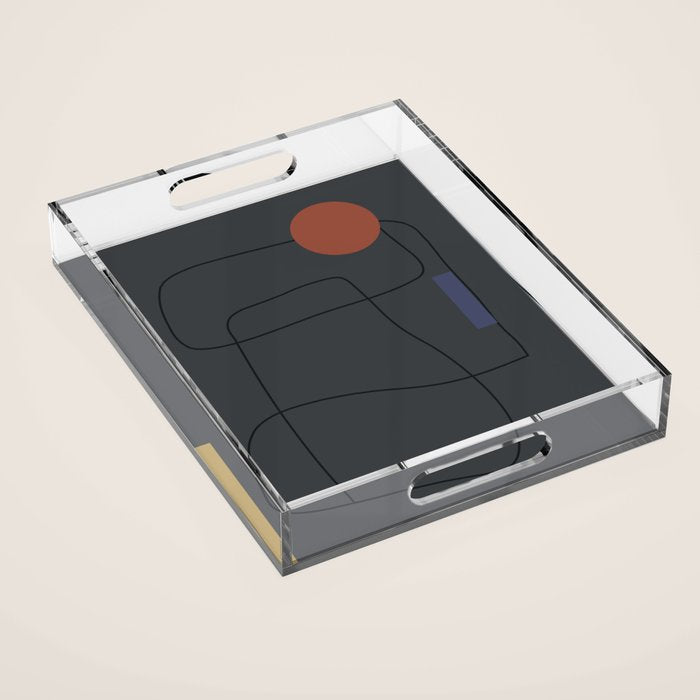 Minimal Geometric 61 Acrylic Tray Gallery Image 1