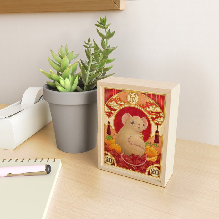 Year of the Rat Mini Art Print Gallery Image 2
