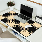 Black and Beige Retro Desk Mat Gallery Image 2