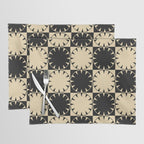 Black and Beige Retro Placemat Gallery Image 1