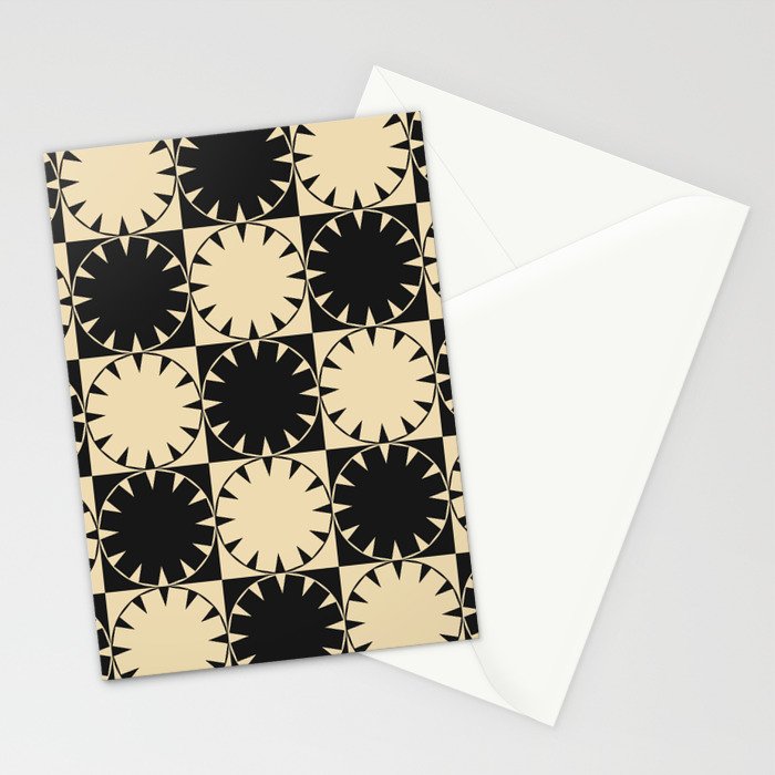 Black and Beige Retro Stationery Card Gallery Image 2