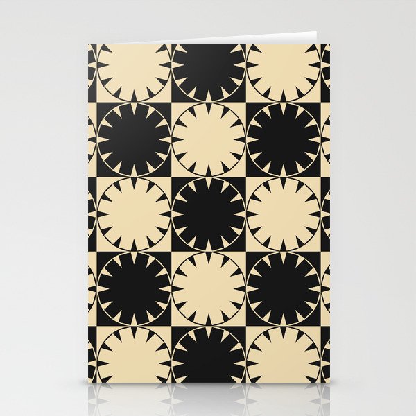 Black and Beige Retro Stationery Card Gallery Image 1
