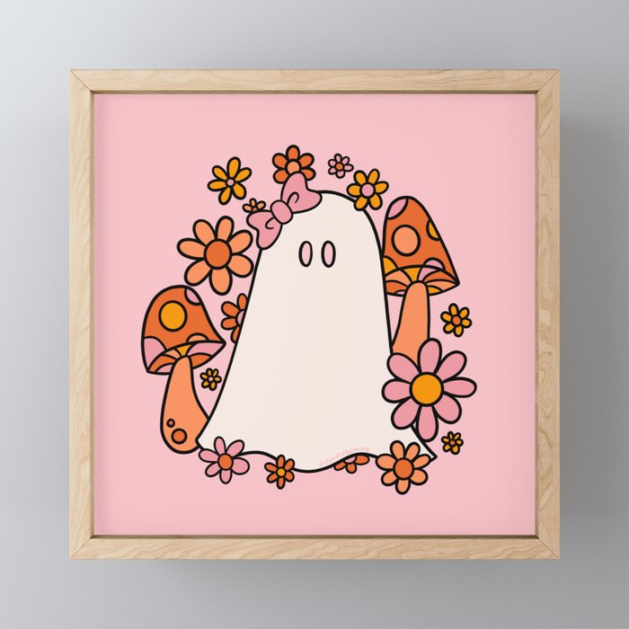 Bow Ghost Mini Art Print Gallery Image 1