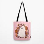 Bow Ghost Tote Bag Gallery Image 2