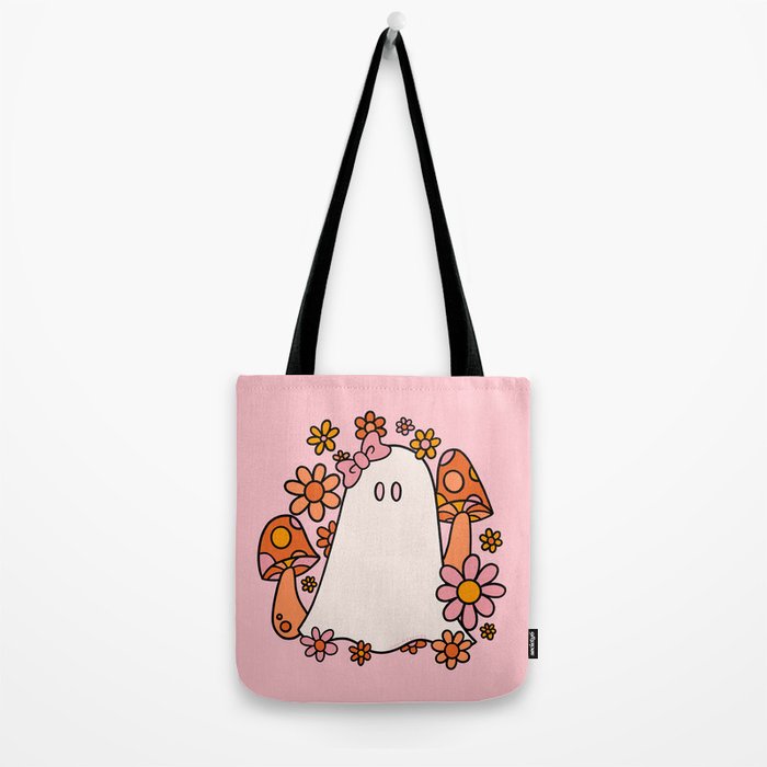 Bow Ghost Tote Bag Gallery Image 2