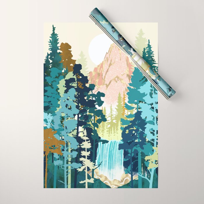 Forest Falls Wrapping Paper Gallery Image 1