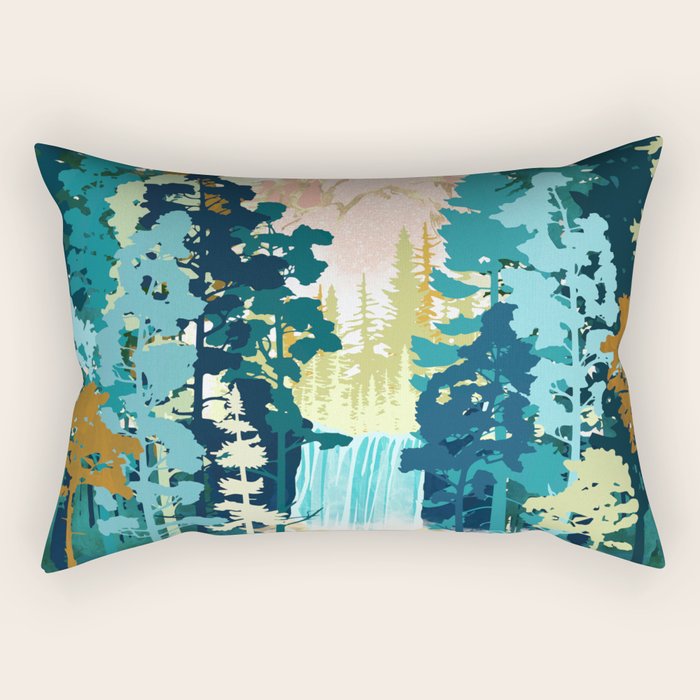 Forest Falls Rectangular Pillow Gallery Image 1