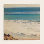 Malibu Blues Wood Wall Art Gallery Image 1