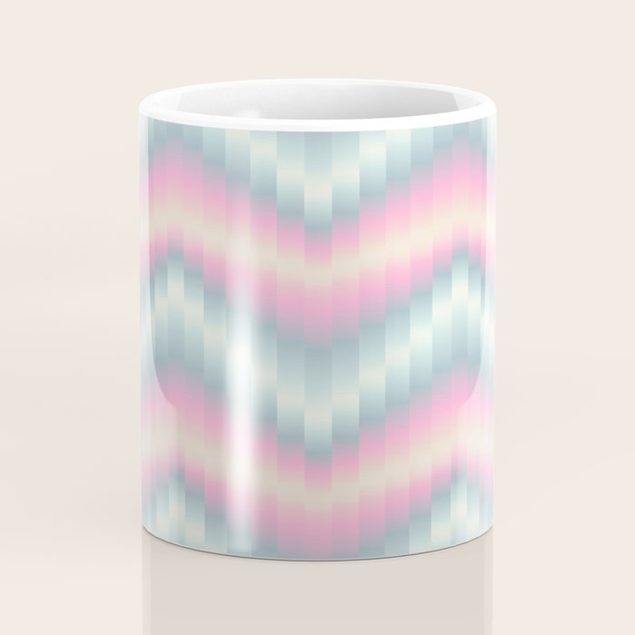 Blurred holographic Zigzag Coffee Mug Gallery Image 4