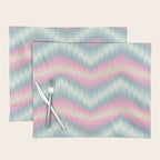 Blurred holographic Zigzag Placemat Gallery Image 1