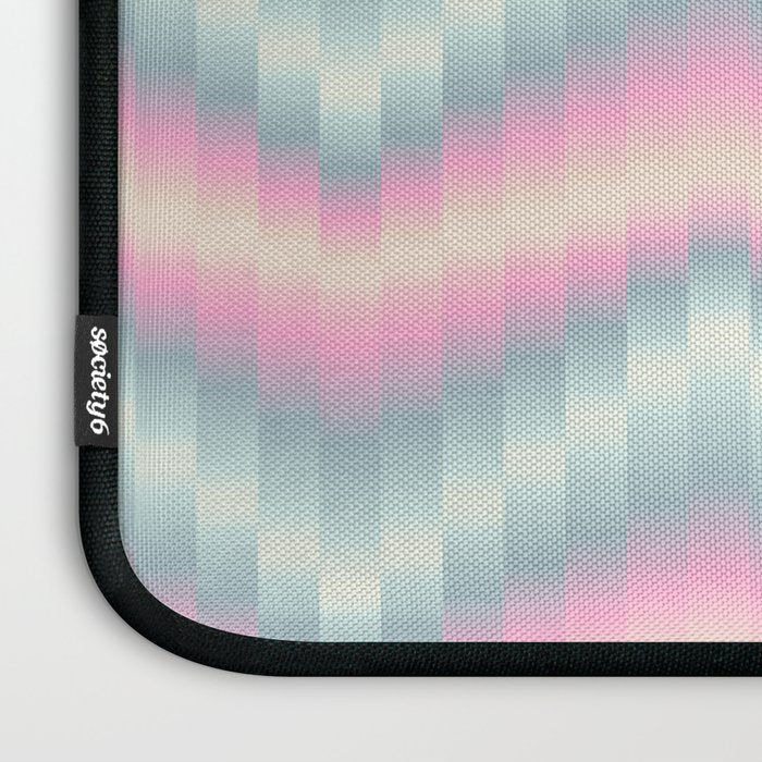 Blurred holographic Zigzag Laptop Sleeve Gallery Image 3