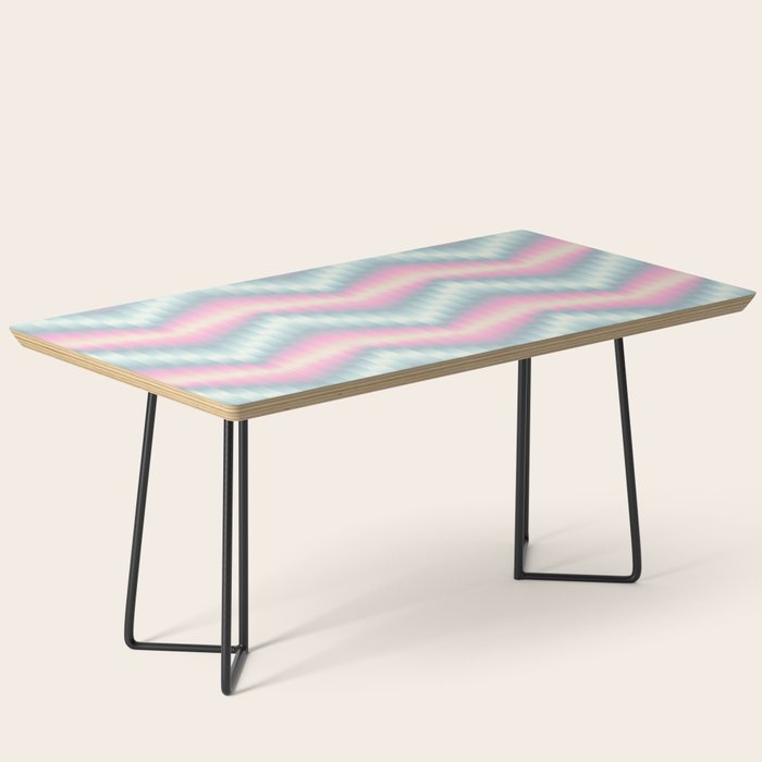 Blurred holographic Zigzag Coffee Table Gallery Image 1