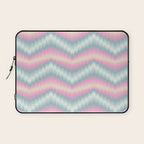 Blurred holographic Zigzag Laptop Sleeve Gallery Image 1