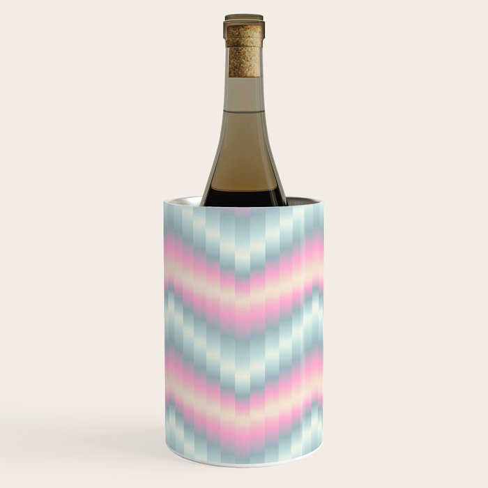 Blurred holographic Zigzag Wine Chiller Gallery Image 1
