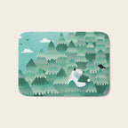 Tree Hugger (Spring & Summer version) Bath Mat Gallery Image 1