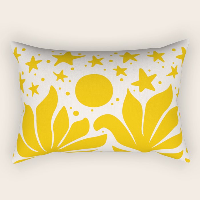 Gemini Sunflowers Rectangular Pillow Gallery Image 1