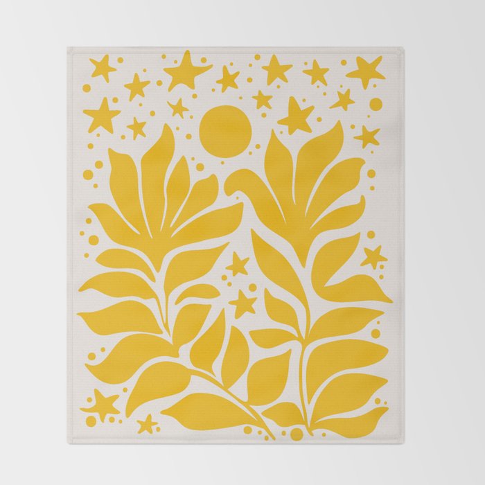 Gemini Sunflowers Throw Blanket Gallery Image 2