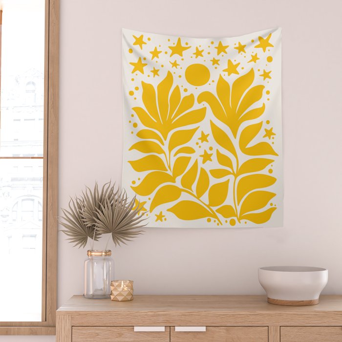 Gemini Sunflowers Wall Tapestry Gallery Image 2