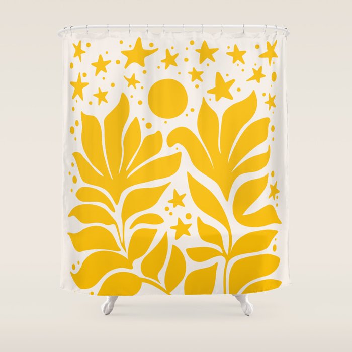 Gemini Sunflowers Shower Curtain Gallery Image 1