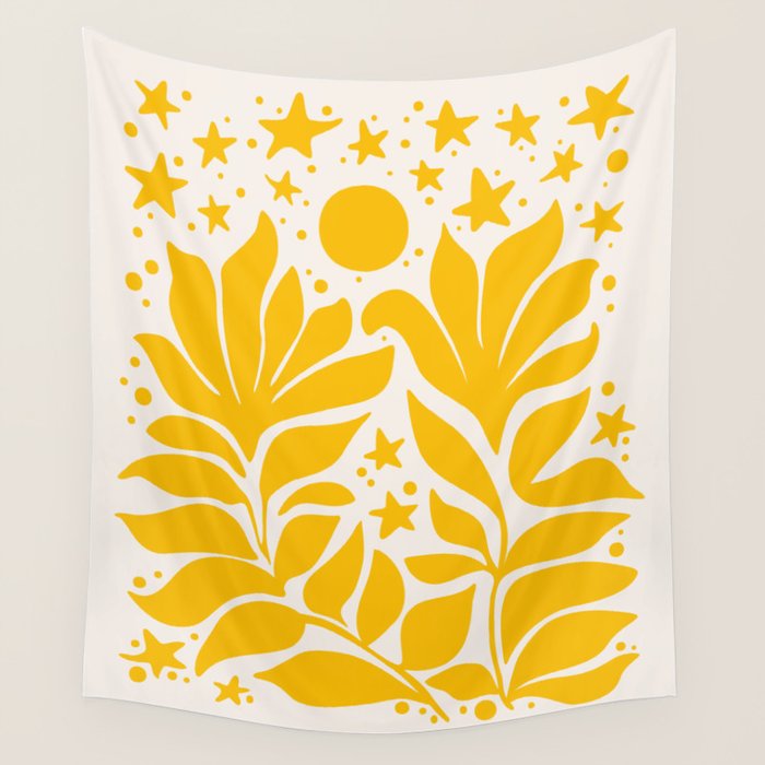 Gemini Sunflowers Wall Tapestry Gallery Image 4