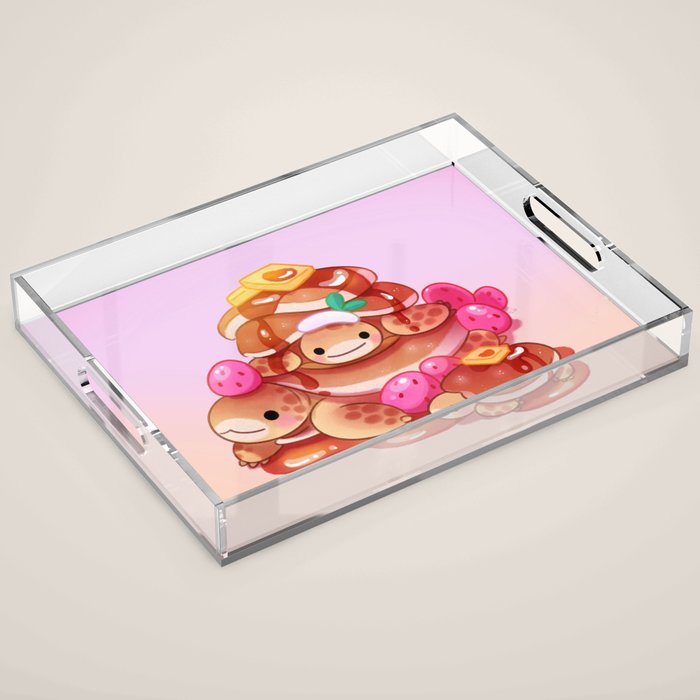 Pancake tortoise Acrylic Tray Gallery Image 1