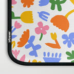 Colorful abstract flower art pattern Laptop Sleeve Gallery Image 3