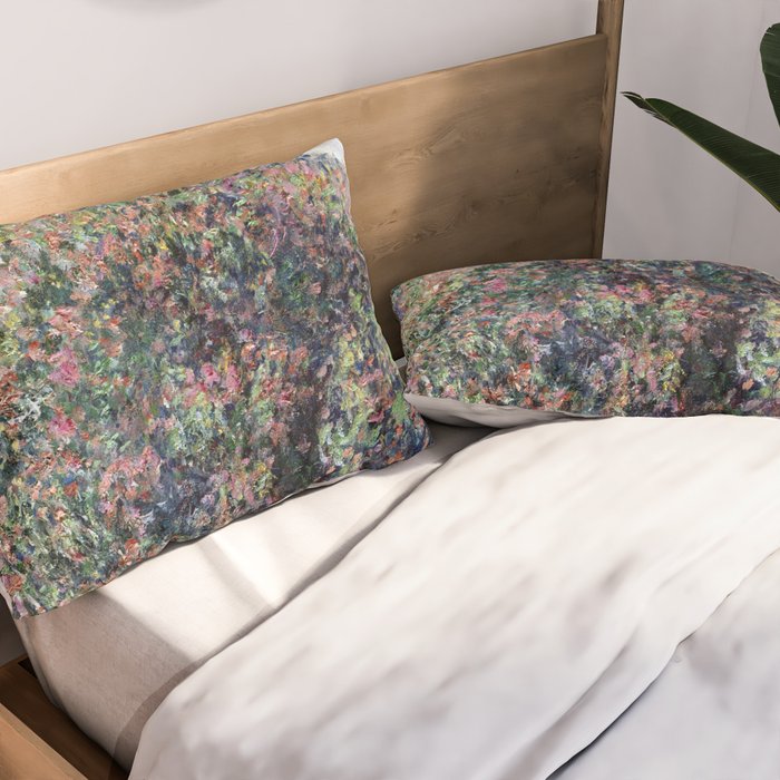 Claude Monet Parc Monceau II Pillow Sham Gallery Image 2